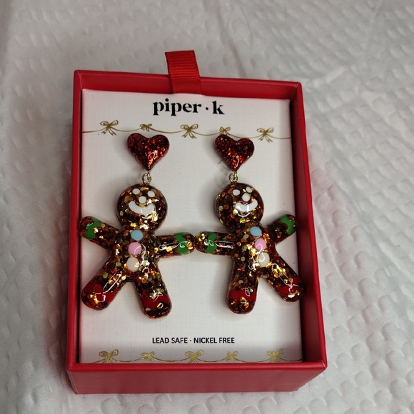 Piper K Jewelry - Piper K Multicolor Gingerbread Earrings